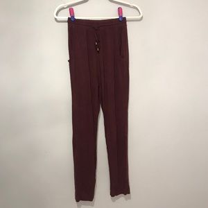 Burgundy Earthbound Joggers